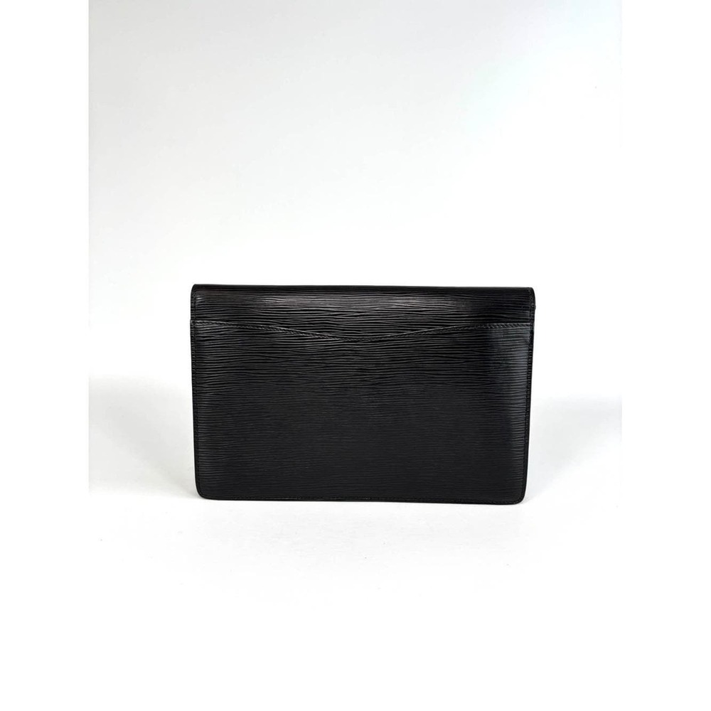 Louis Vuitton Black Epi Leather Envelope Clutch with Gold Hardware - Picture 3 of 10